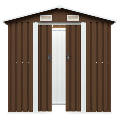 Tuinberging 204X132X186 Cm Staal Bruin
