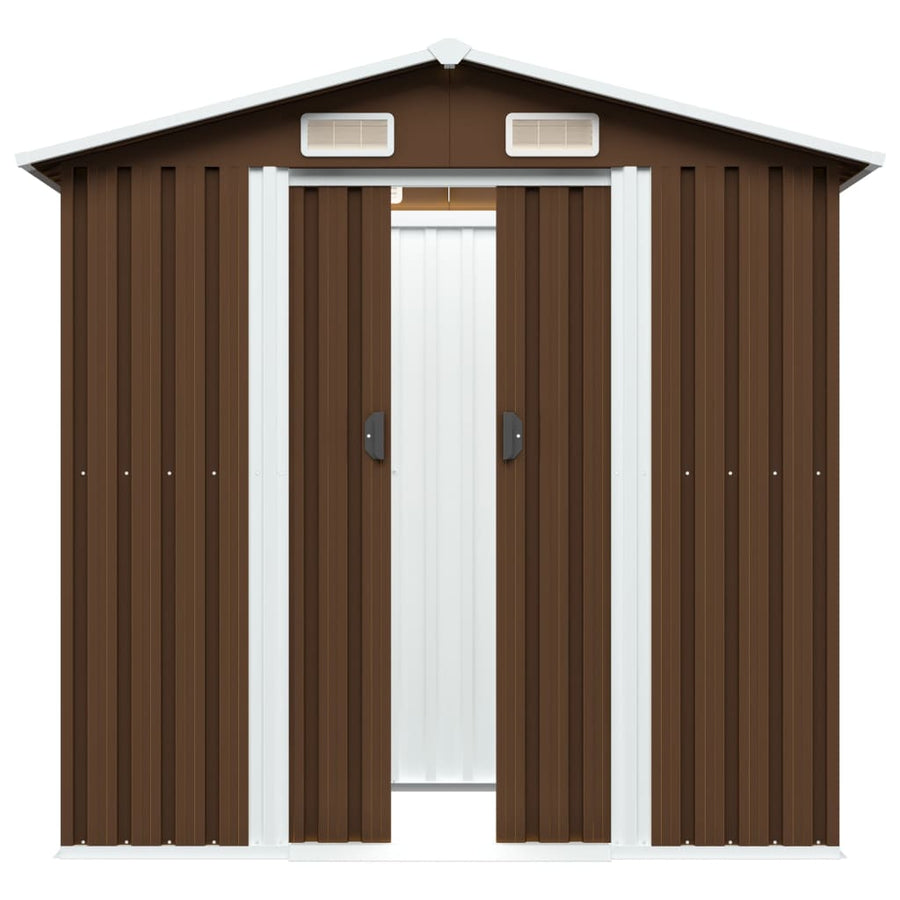 Tuinberging 204X132X186 Cm Staal Bruin