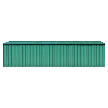 Tuinschuur 257X779X181 Cm Gegalvaniseerd Staal Groen