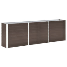 Plantenbak Verhoogd Gegalvaniseerd Staal 240 x 40 x 77 cm