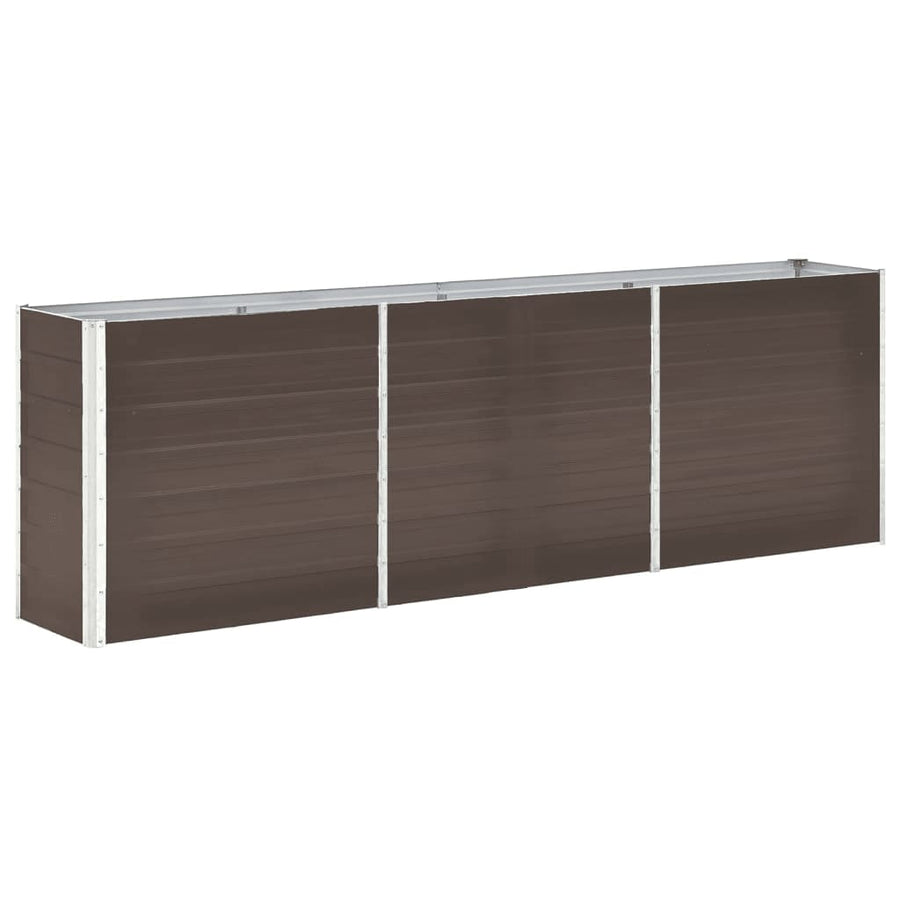 Plantenbak Verhoogd Gegalvaniseerd Staal 240 x 40 x 77 cm
