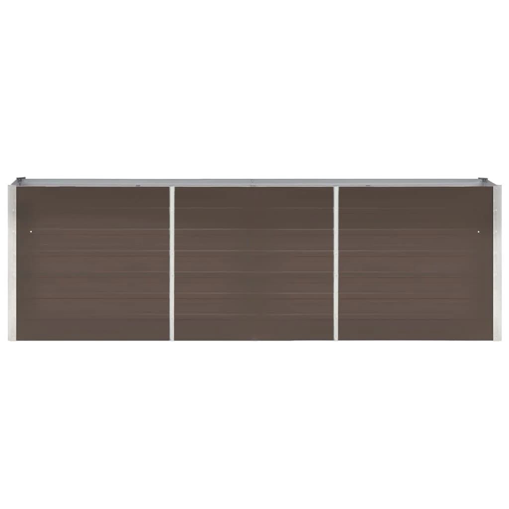 Plantenbak Verhoogd Gegalvaniseerd Staal 240 x 40 x 77 cm