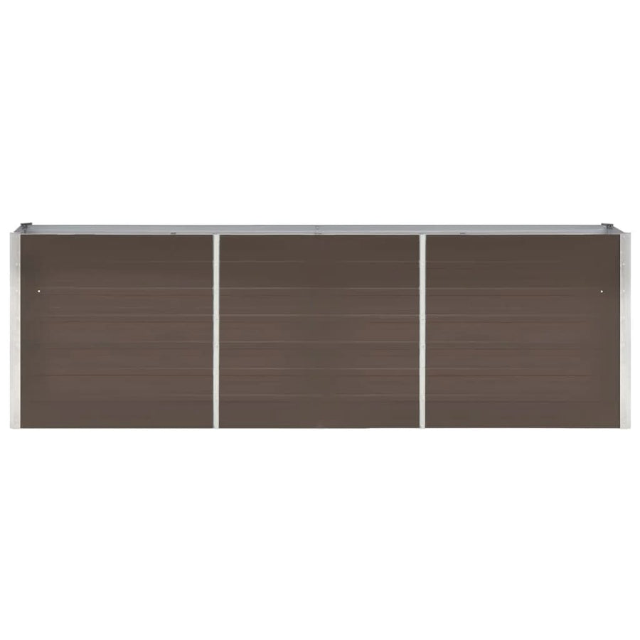 Plantenbak Verhoogd Gegalvaniseerd Staal 240 x 40 x 77 cm