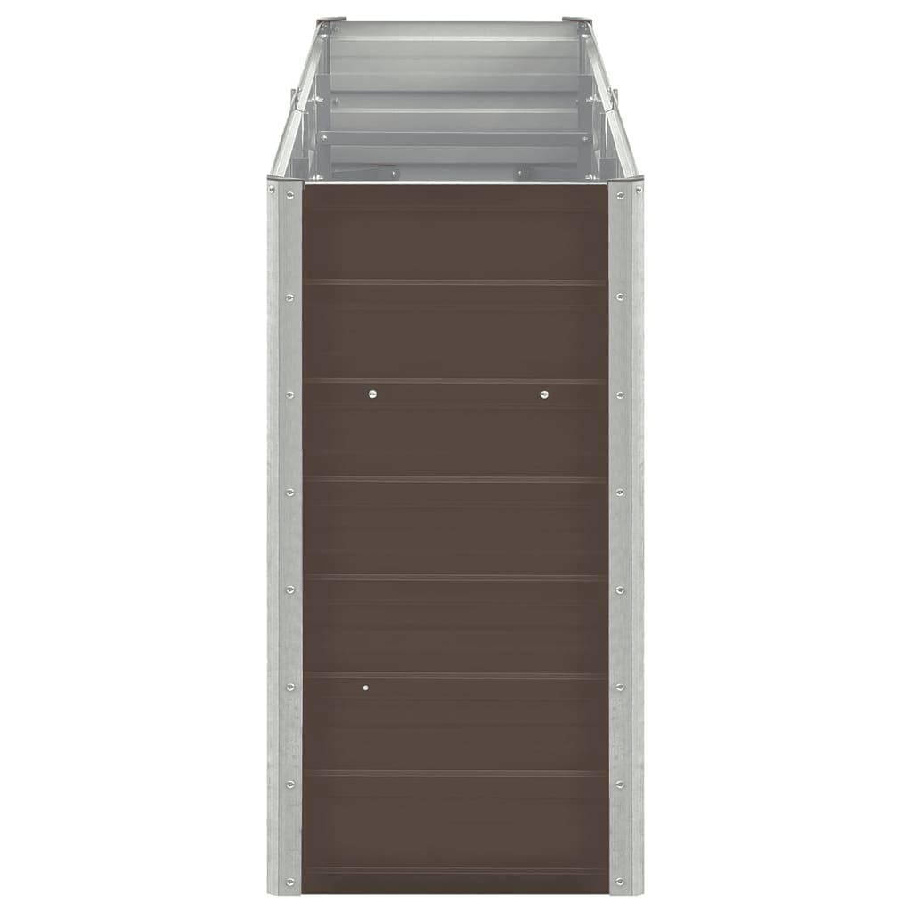 Plantenbak Verhoogd Gegalvaniseerd Staal 240 x 40 x 77 cm