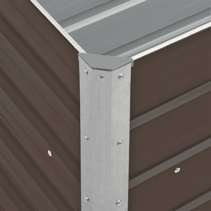 Plantenbak Verhoogd Gegalvaniseerd Staal 240 x 40 x 77 cm