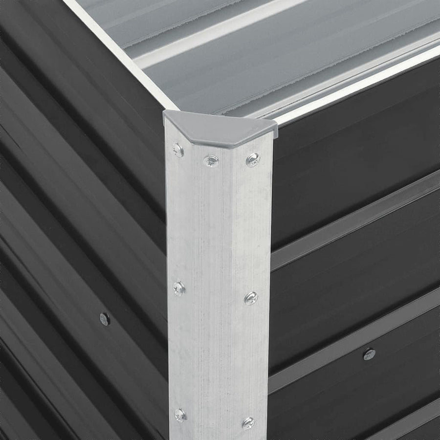 Plantenbak Verhoogd Gegalvaniseerd Staal 240 x 40 x 45 cm