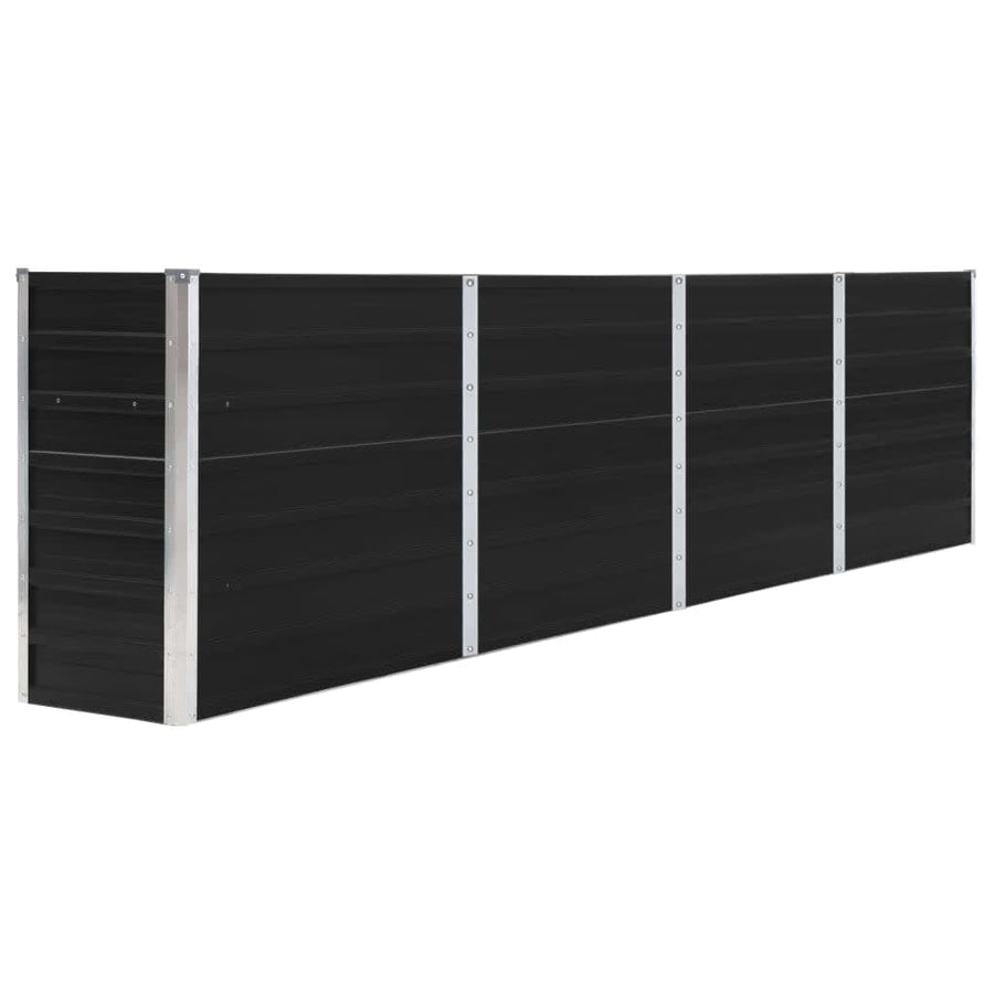 Plantenbak Verhoogd Gegalvaniseerd Staal 320 x 40 x 77 cm