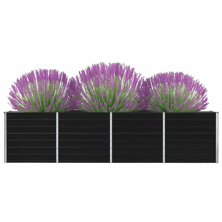 Plantenbak Verhoogd Gegalvaniseerd Staal 320 x 40 x 77 cm