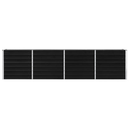 Plantenbak Verhoogd Gegalvaniseerd Staal 320 x 40 x 77 cm