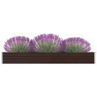 Plantenbak verhoogd 320x40x45 cm staal bruin