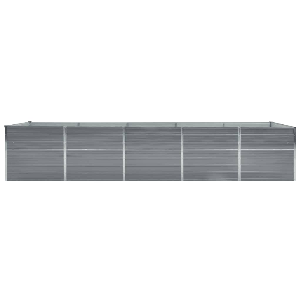 Plantenbak Verhoogd Gegalvaniseerd Staal 400 x 80 x 45 cm
