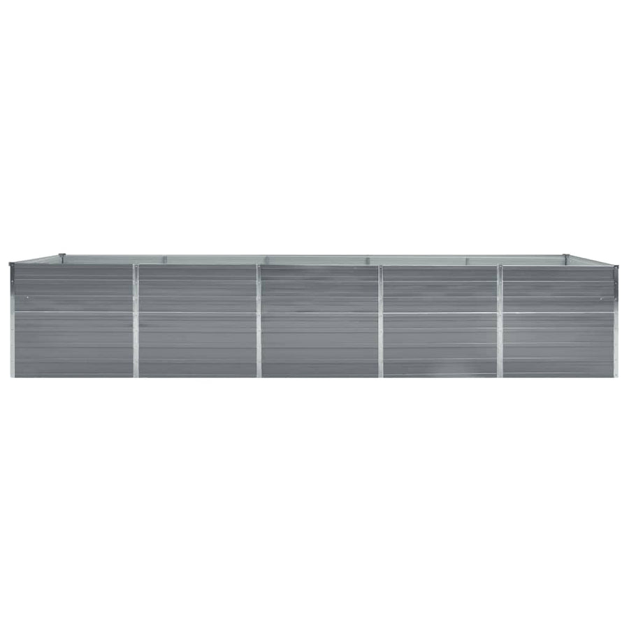 Plantenbak Verhoogd Gegalvaniseerd Staal 400 x 80 x 45 cm