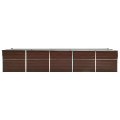 Plantenbak Verhoogd Gegalvaniseerd Staal 400 x 80 x 45 cm