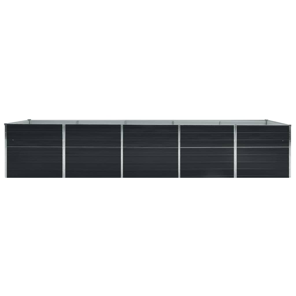 Plantenbak Verhoogd Gegalvaniseerd Staal 400 x 80 x 45 cm