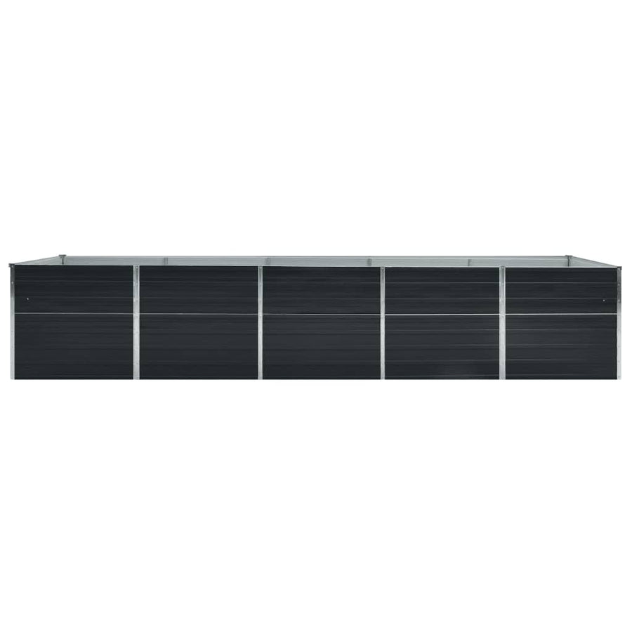 Plantenbak Verhoogd Gegalvaniseerd Staal 400 x 80 x 45 cm