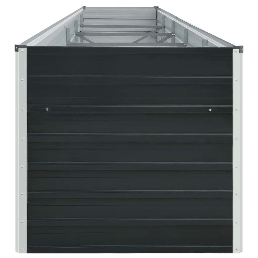 Plantenbak Verhoogd Gegalvaniseerd Staal 400 x 80 x 45 cm