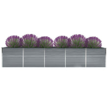 Plantenbak Verhoogd Gegalvaniseerd Staal 400 x 80 x 77 cm