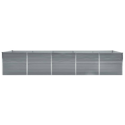 Plantenbak Verhoogd Gegalvaniseerd Staal 400 x 80 x 77 cm