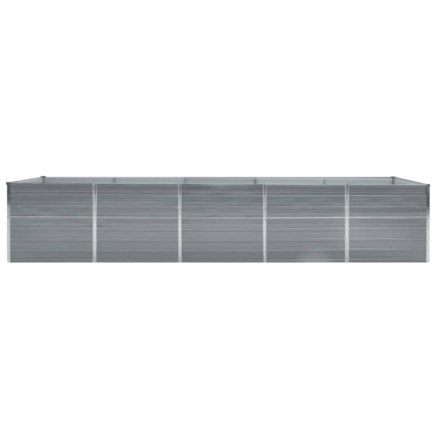 Plantenbak Verhoogd Gegalvaniseerd Staal 400 x 80 x 77 cm