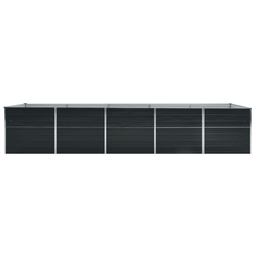 Plantenbak Verhoogd Gegalvaniseerd Staal 400 x 80 x 77 cm