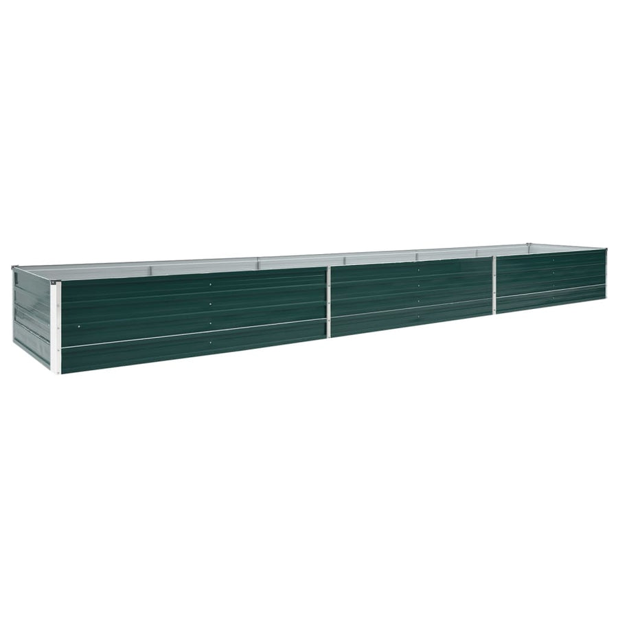 Plantenbak verhoogd 480x80x45 cm gegalvaniseerd staal groen
