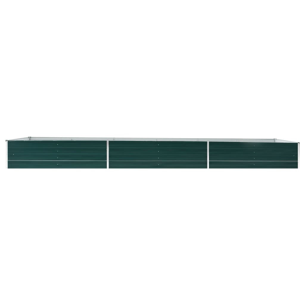 Plantenbak verhoogd 480x80x45 cm gegalvaniseerd staal groen