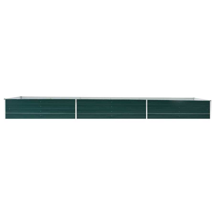Plantenbak verhoogd 480x80x45 cm gegalvaniseerd staal groen