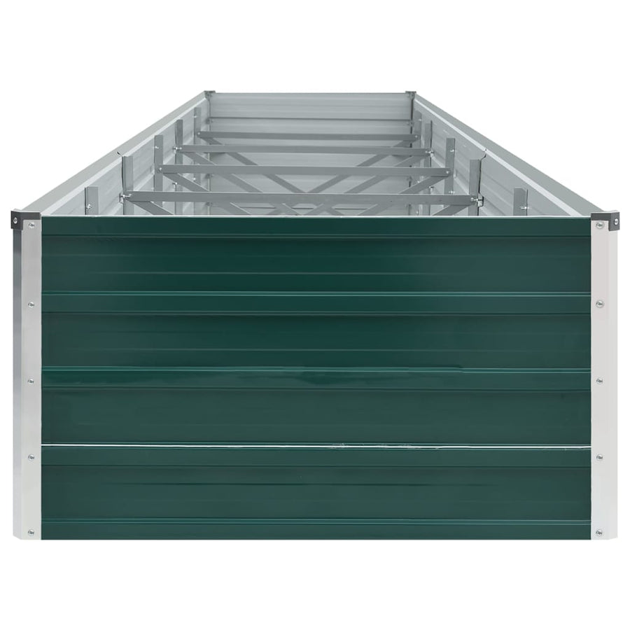 Plantenbak verhoogd 480x80x45 cm gegalvaniseerd staal groen