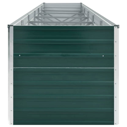 Plantenbak verhoogd 480x80x77 cm gegalvaniseerd staal groen