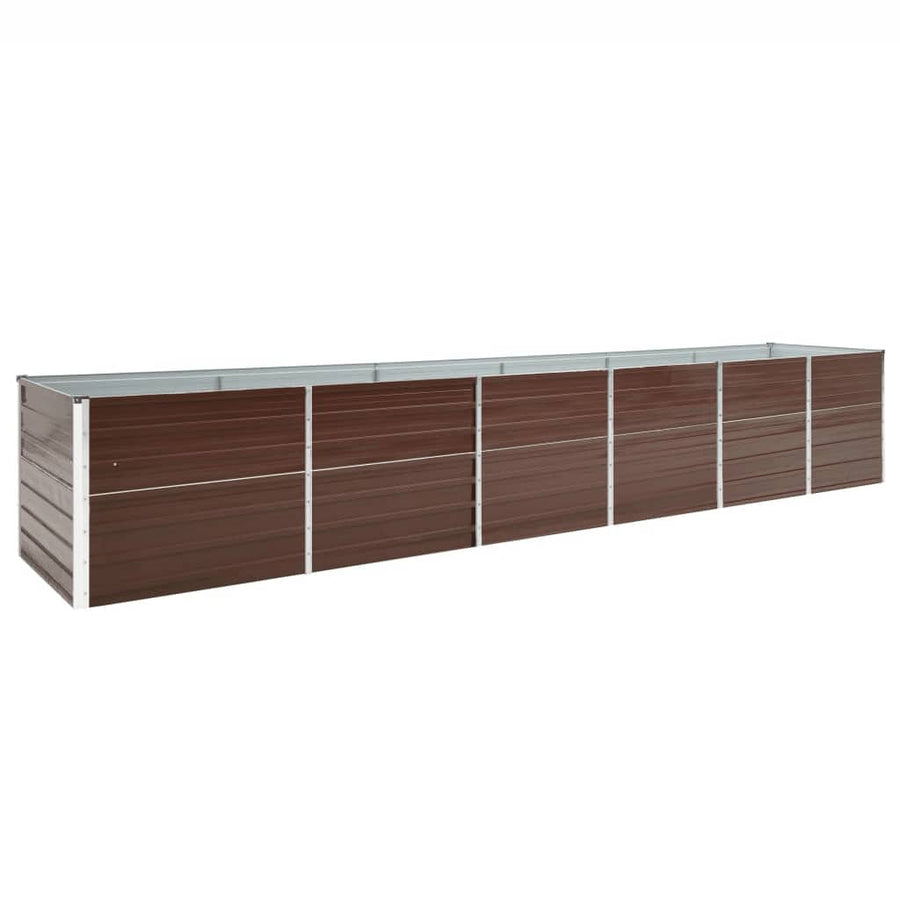 Plantenbak Verhoogd Gegalvaniseerd Staal 480 x 80 x 77 cm