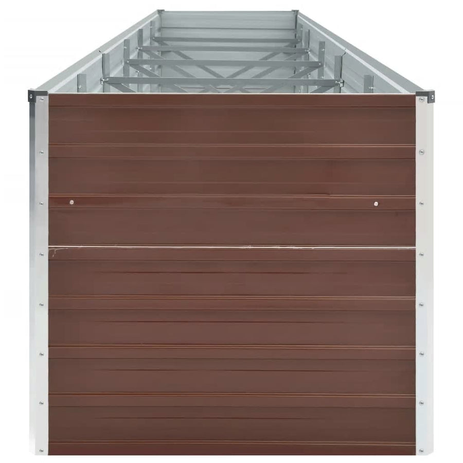 Plantenbak Verhoogd Gegalvaniseerd Staal 480 x 80 x 77 cm