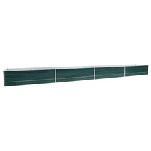 Plantenbak verhoogd 600x80x45 cm gegalvaniseerd staal groen