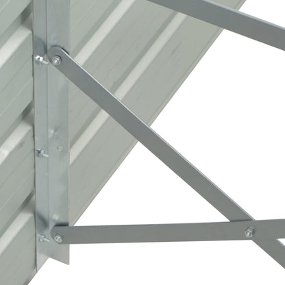 Plantenbak verhoogd 600x80x45 cm gegalvaniseerd staal groen
