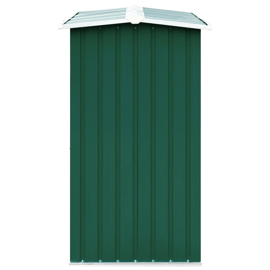 Haardhoutschuur 172X91X154 Cm Gegalvaniseerd Staal Groen