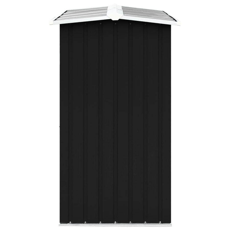 Haardhoutschuur 172X91X154 Cm Gegalvaniseerd Staal Antraciet
