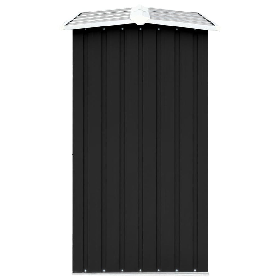 Haardhoutschuur 330X92X153 Cm Gegalvaniseerd Staal Antraciet