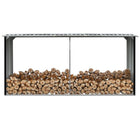 Log shed 330x92x153 cm galvanized steel anthracite