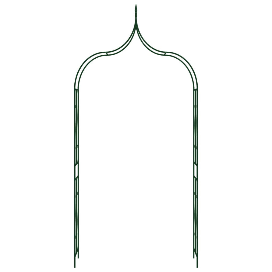 Tuinboog 120X38X258 Cm Ijzer Donkergroen