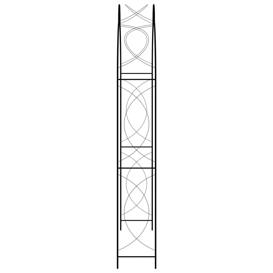 Tuinboog 150X34X240 Cm Ijzer Zwart