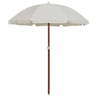 Parasol 180 cm zandkleurig staal