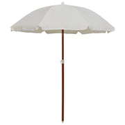Parasol 180 cm zandkleurig staal