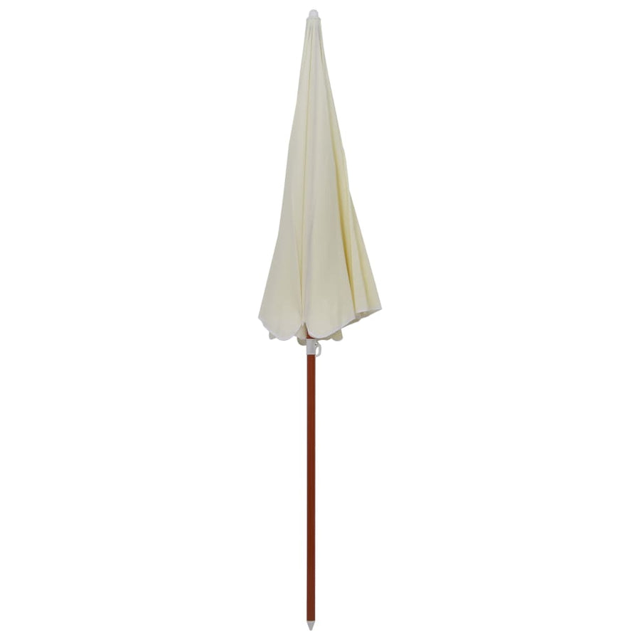 Parasol Met Stalen Paal Kleurig 240 cm Zand