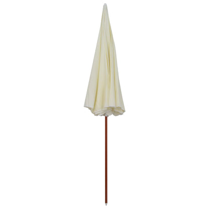 Parasol Met Stalen Paal 300 Cm Zandkleurig