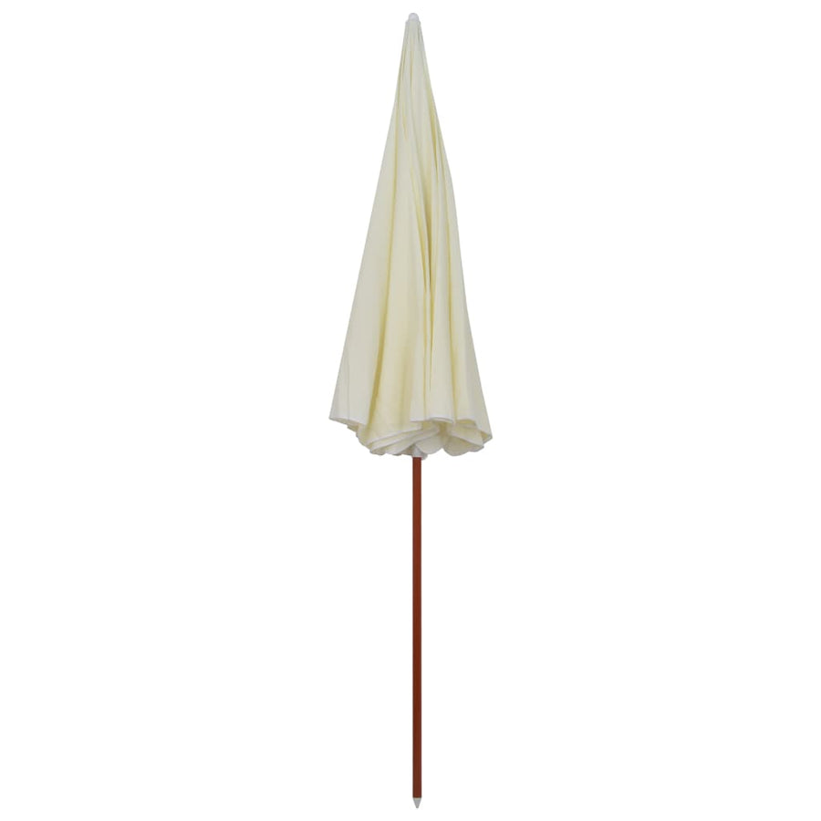 Parasol Met Stalen Paal 300 Cm Zandkleurig