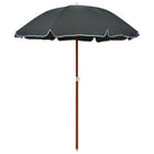 Parasol Met Stalen Paal 180 cm Antraciet