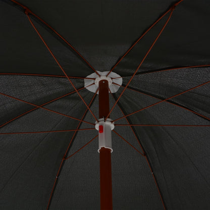 Parasol Met Stalen Paal 240 cm Antraciet