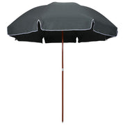 Parasol 300 cm antraciet stalen paal