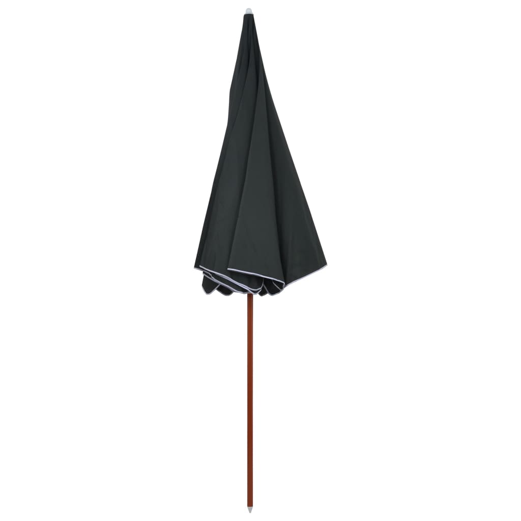 Parasol Met Stalen Paal 300 Cm Antraciet