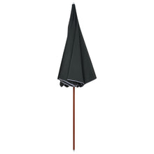 Parasol Met Stalen Paal 300 Cm Antraciet