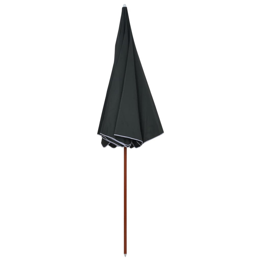Parasol Met Stalen Paal 300 Cm Antraciet